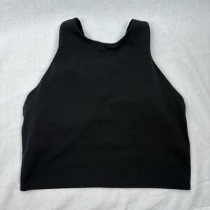 Athleta Conscious Crop Black Tank Top Size XS
